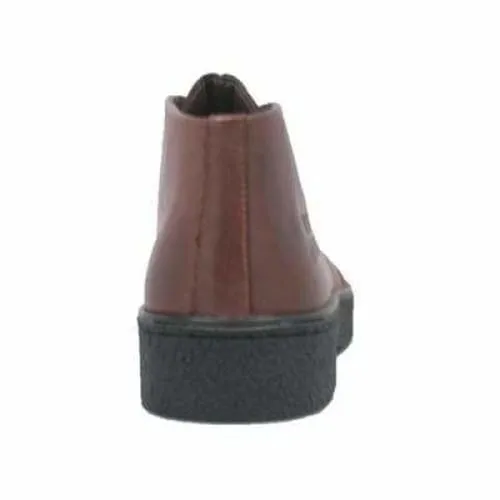British Walkers Playboy Classic Split Toe Men's Brown Leather and Suede Ankle Boots