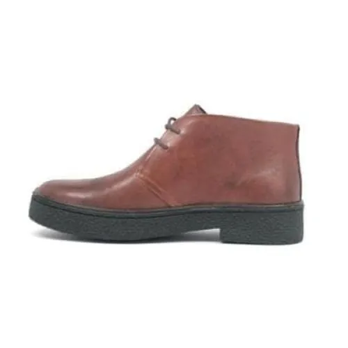 British Walkers Playboy Classic Split Toe Men's Brown Leather and Suede Ankle Boots