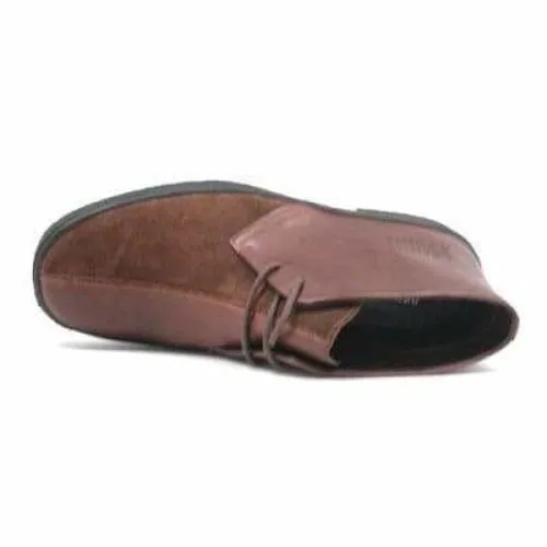 British Walkers Playboy Classic Split Toe Men's Brown Leather and Suede Ankle Boots
