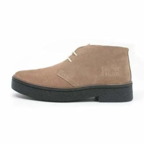 British Walkers Playboy Men's Taupe Suede Ankle Boots