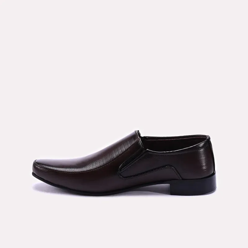 Brown Minimalist Dress Shoes 0111317