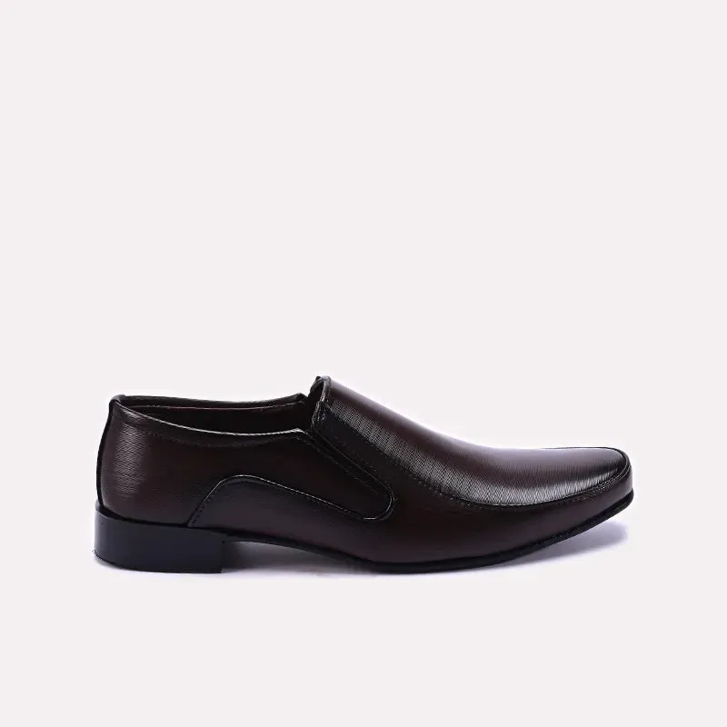 Brown Minimalist Dress Shoes 0111317