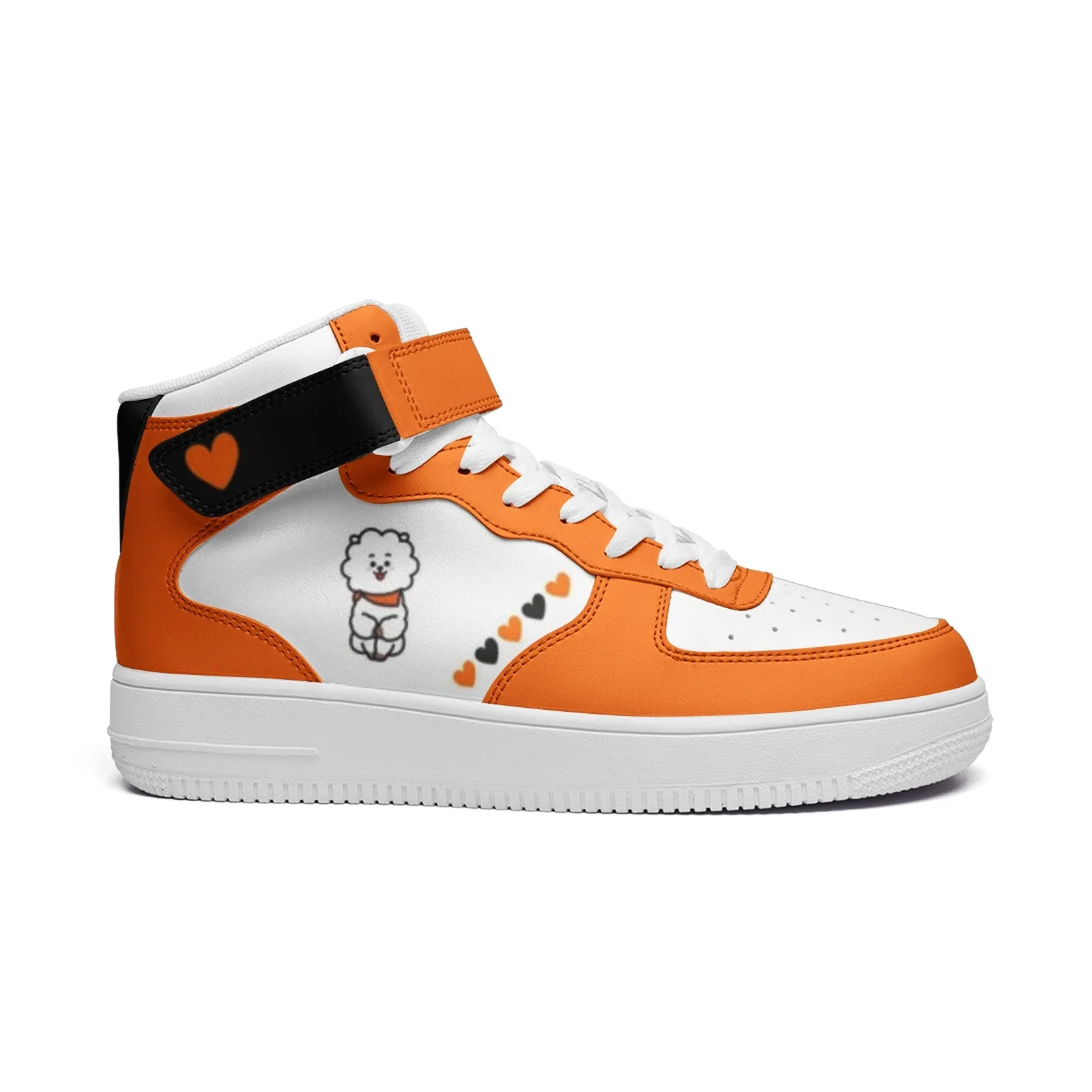 BT21 RJ Unisex high Top Leather Sneakers