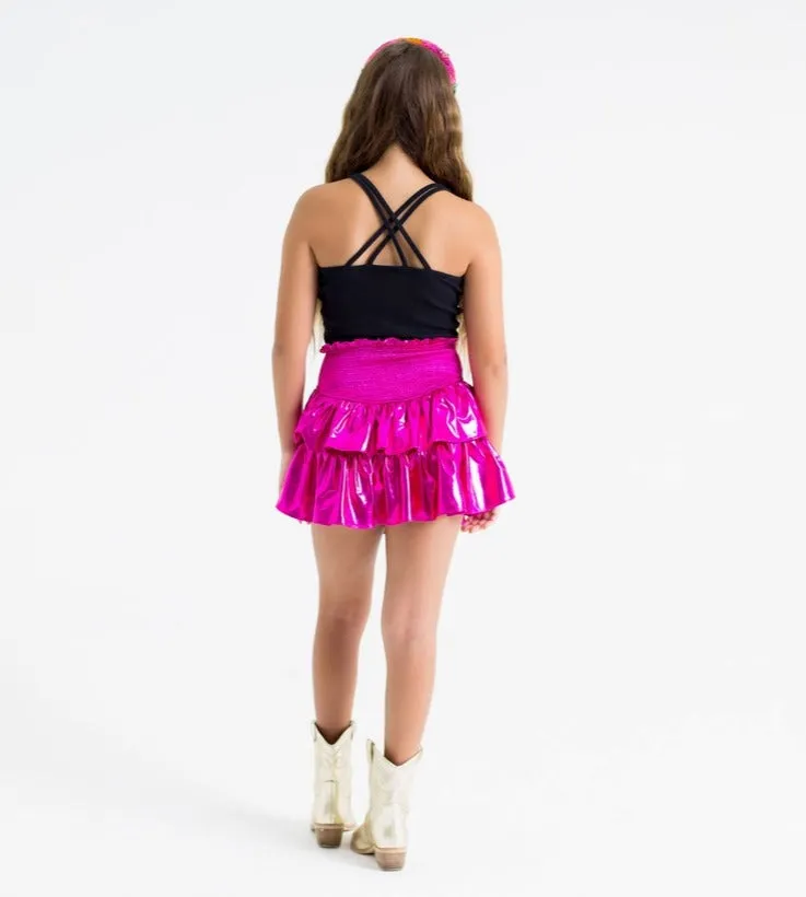 BuddyLove Brookie Fuchsia Tween Ruffle Skort