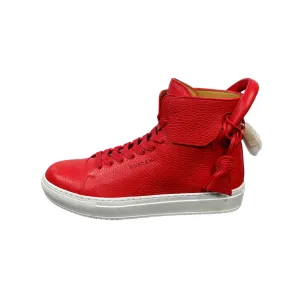 Buscemi 125MM Red/White Leather High Top Sneakers