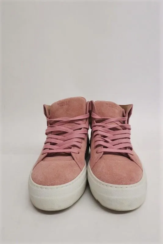 Buscemi High Top Sneakers Blush Suede Size 39