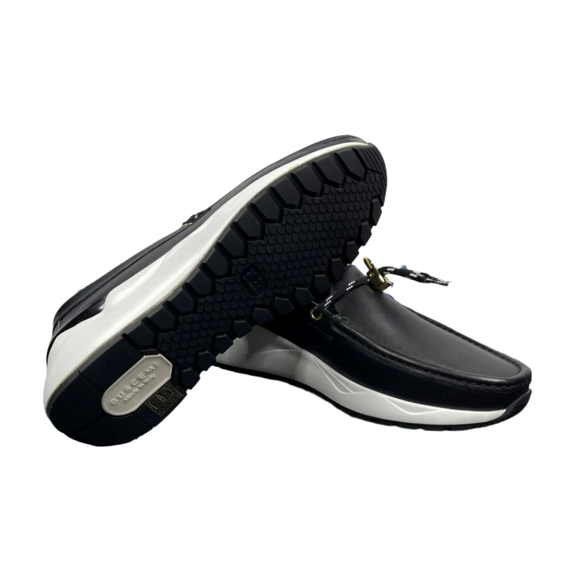 Buscemi Mare Black Leather Loafers