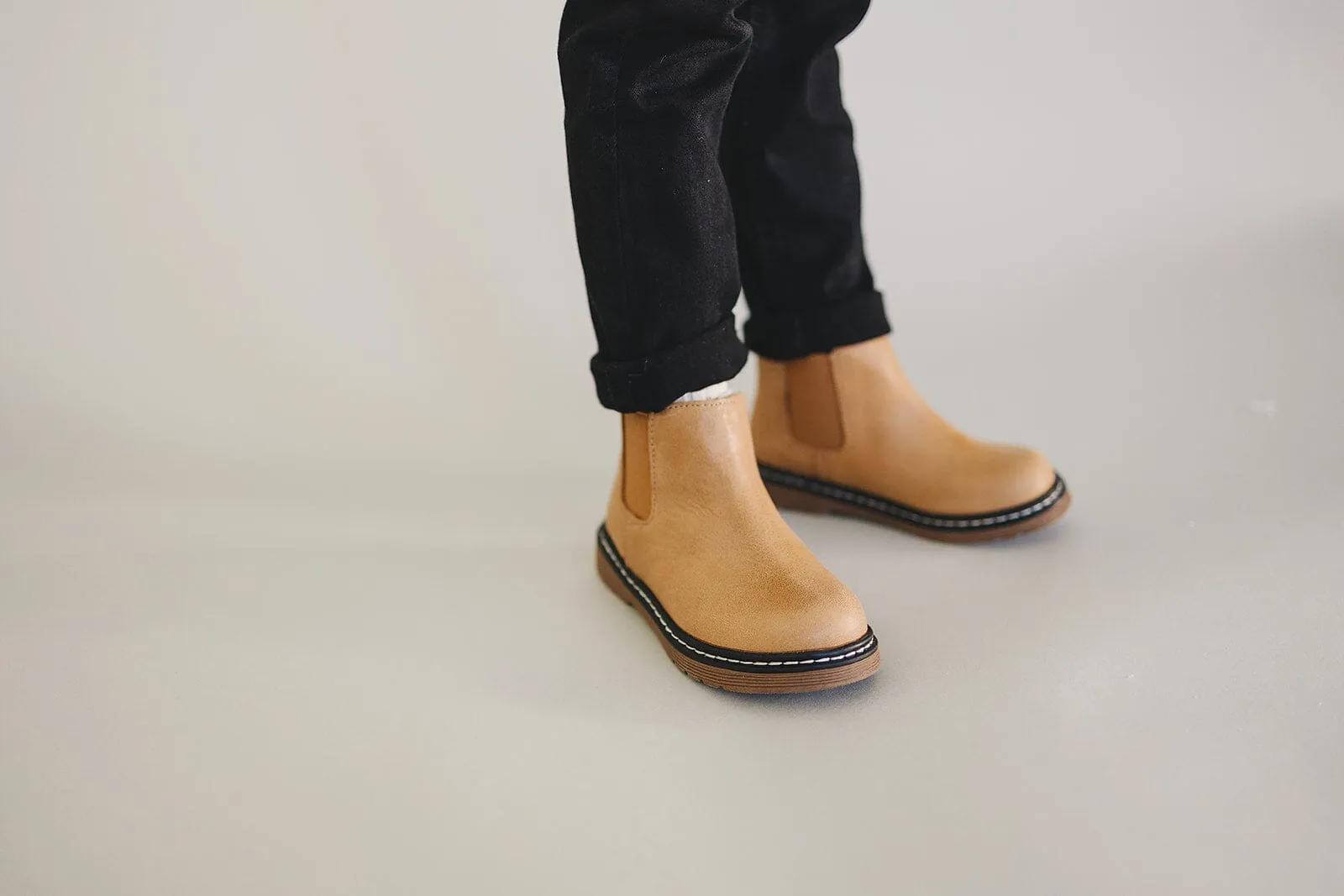 Camel Chelsea Boots - US Size 4-12 - Hard Sole