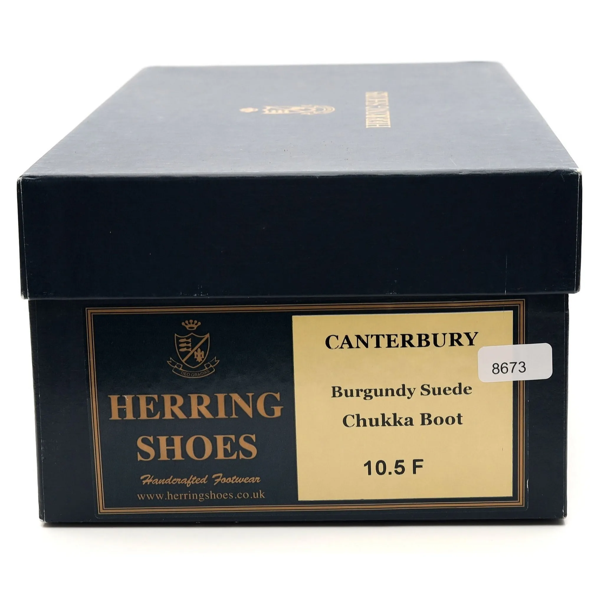 'Canterbury' Burgundy Suede Chukka Boots UK 10.5 F