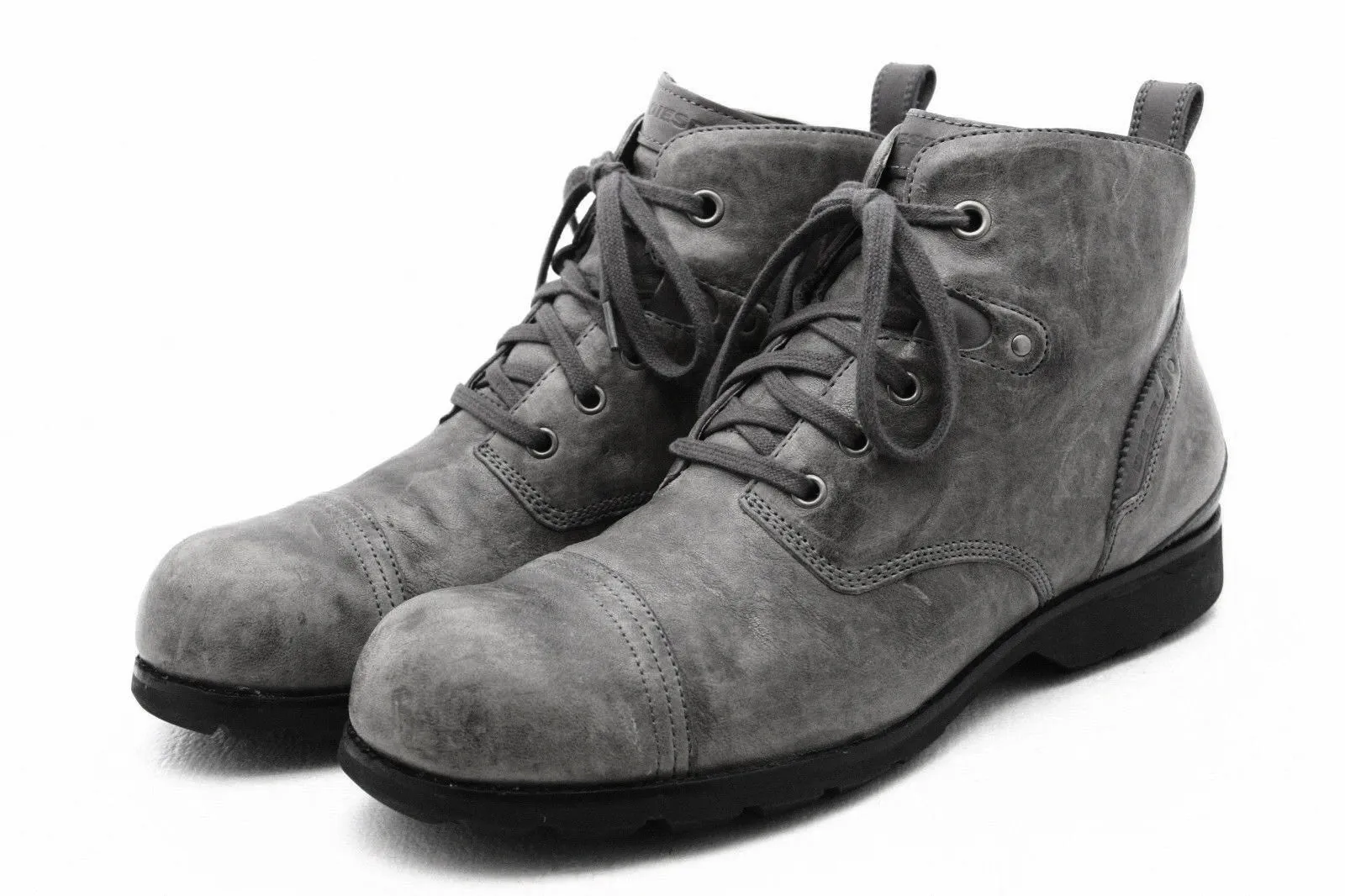 [Charcoal Grey] - Flat Waxed Cotton Shoelaces