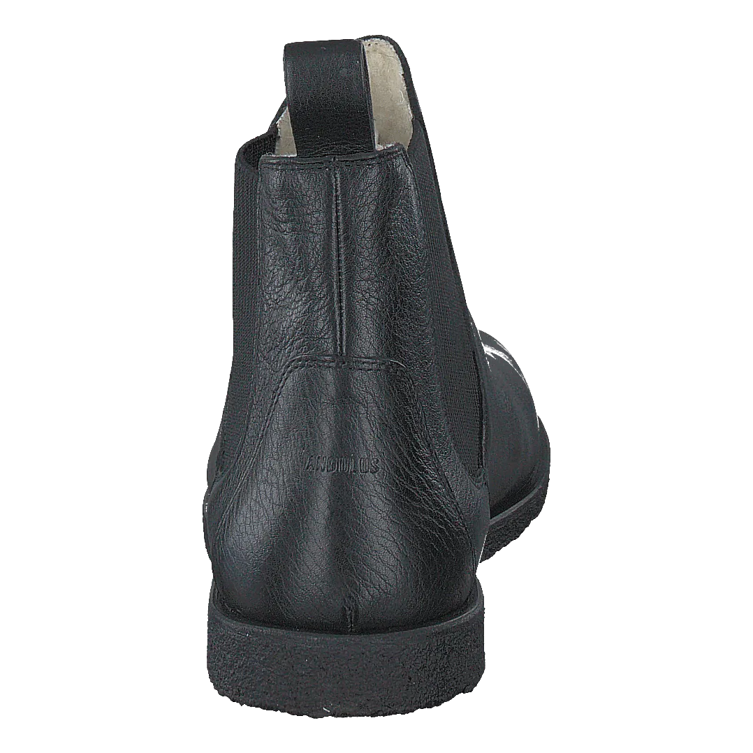 Chelsea boot with wool lining Black/Black