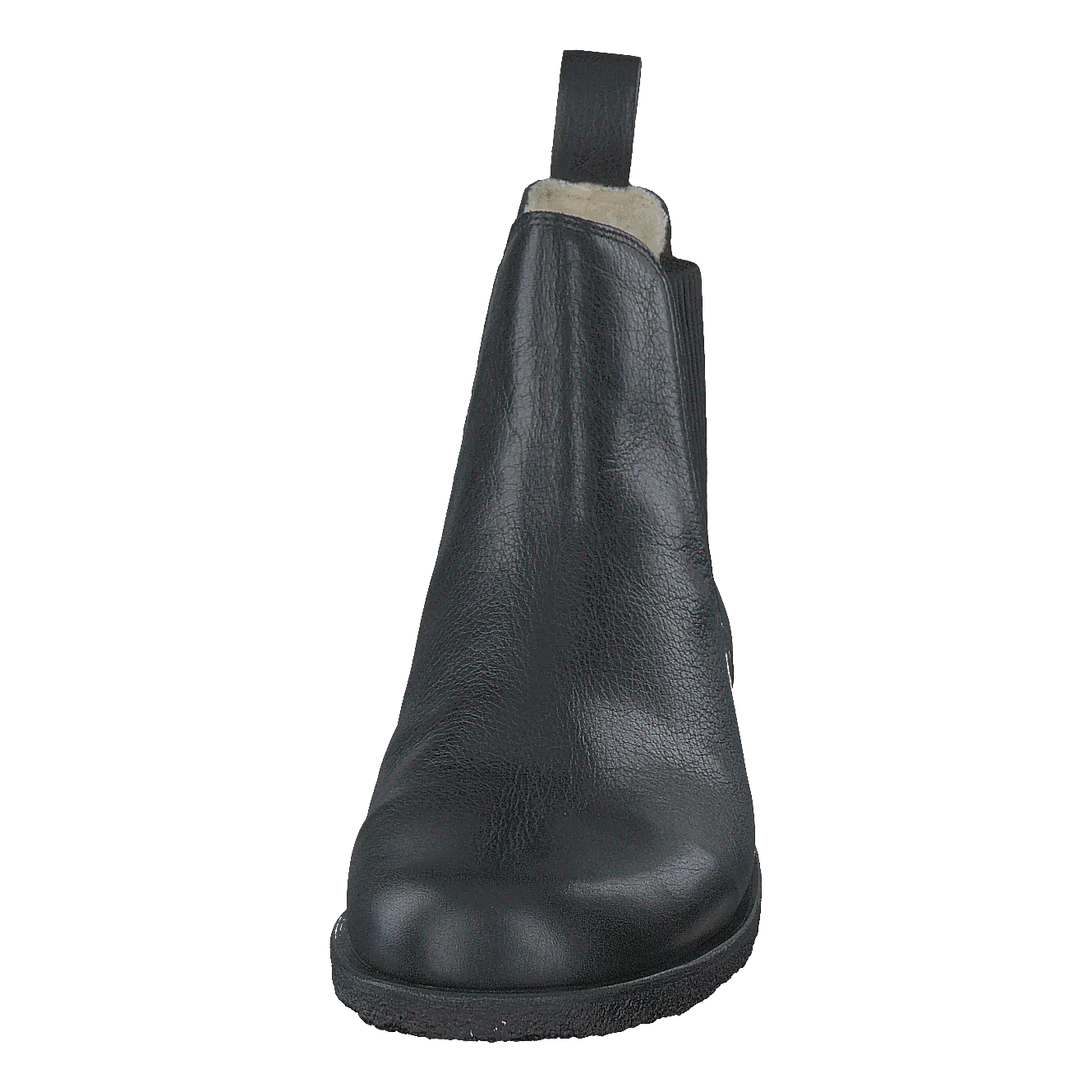Chelsea boot with wool lining Black/Black