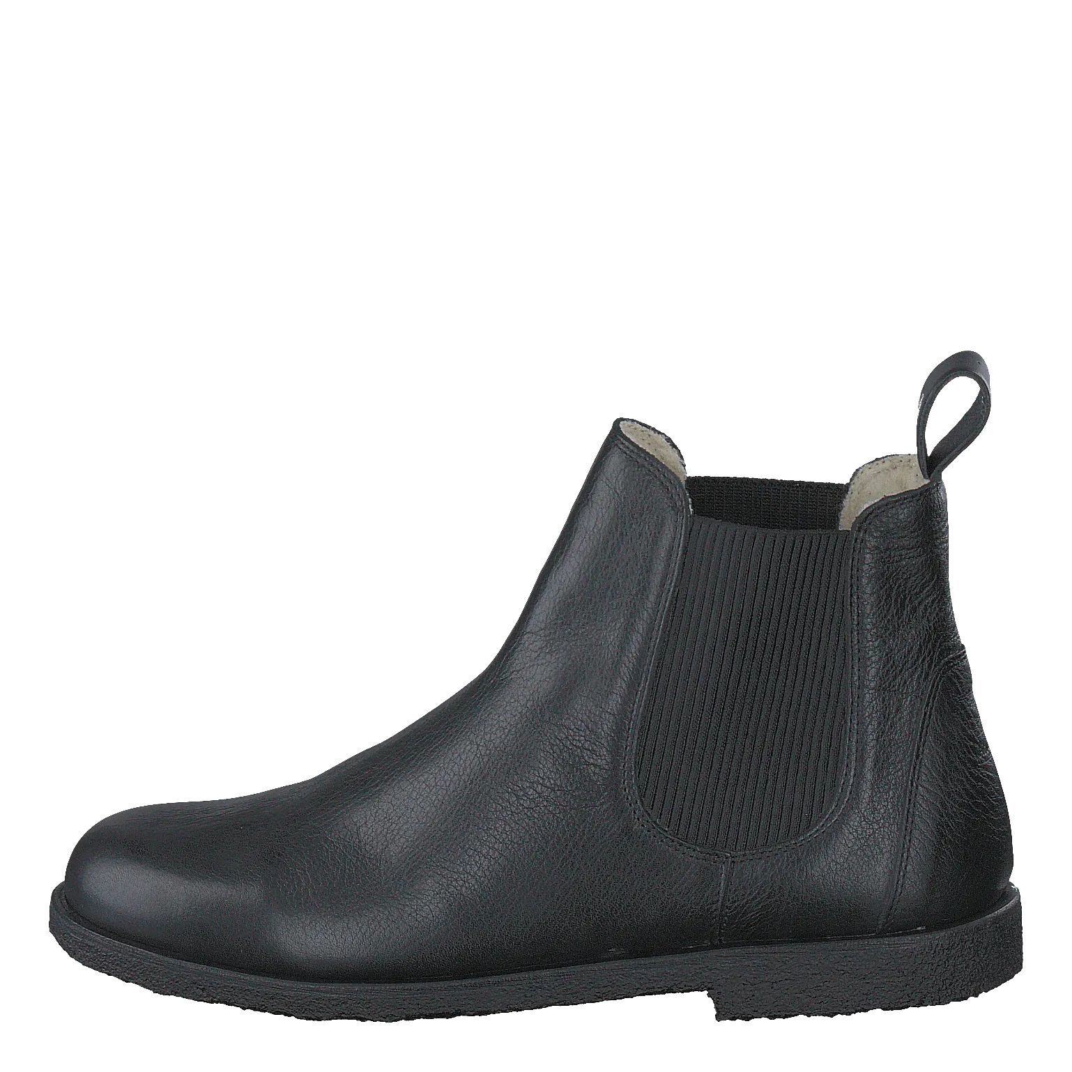 Chelsea boot with wool lining Black/Black