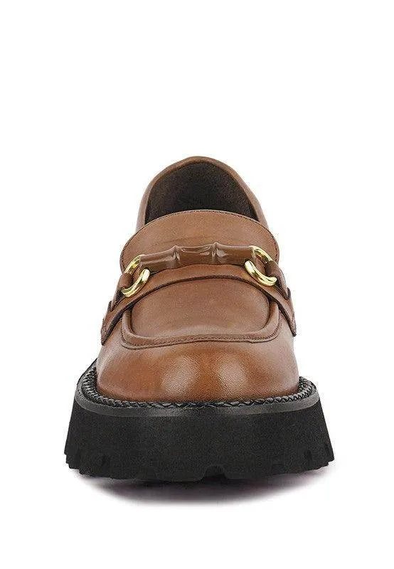 Cheviot Chunky Leather Loafers Shoes