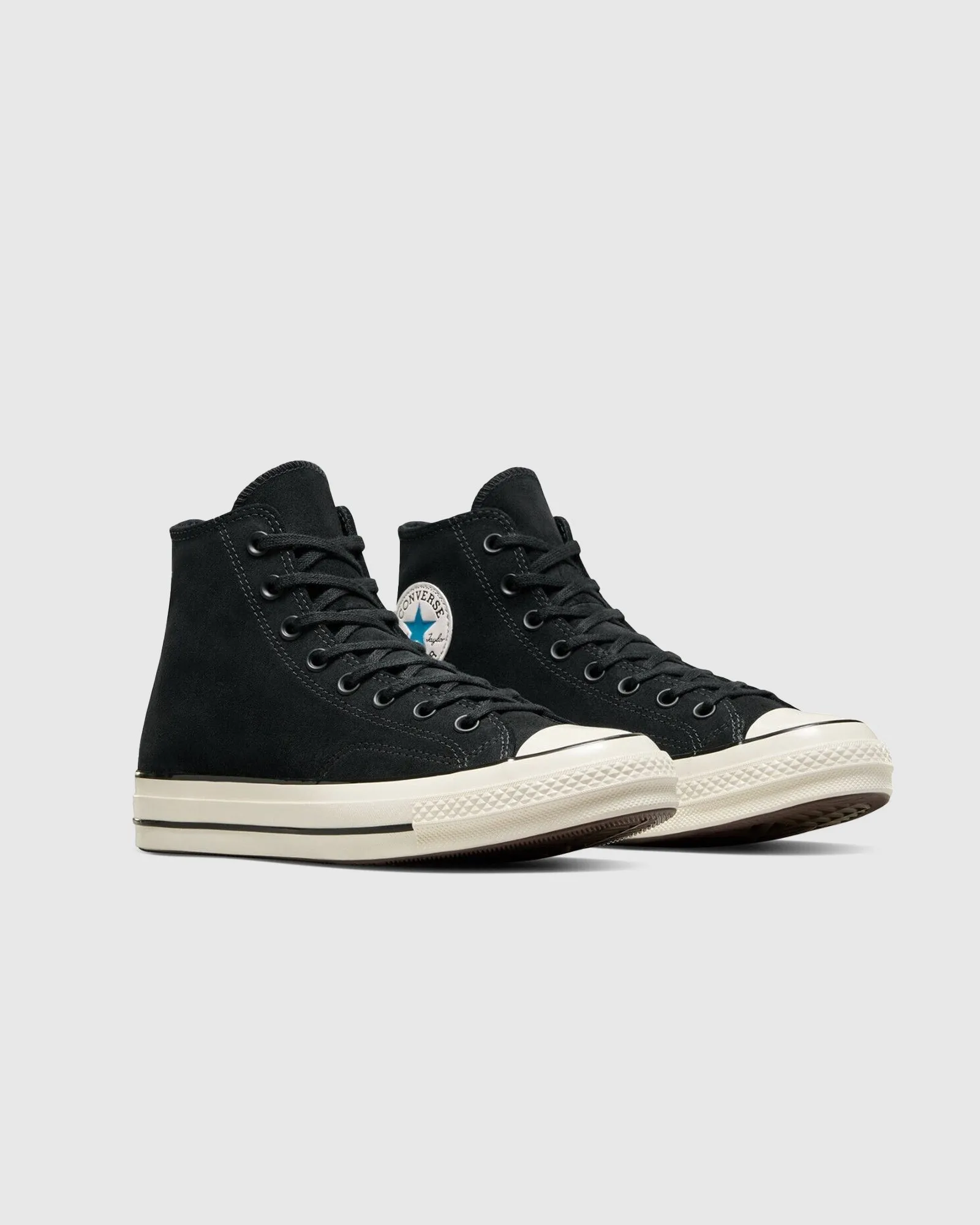 CHUCK 70 HI TOP "BLACK/EGRET/ANCESTRAL BLUE"