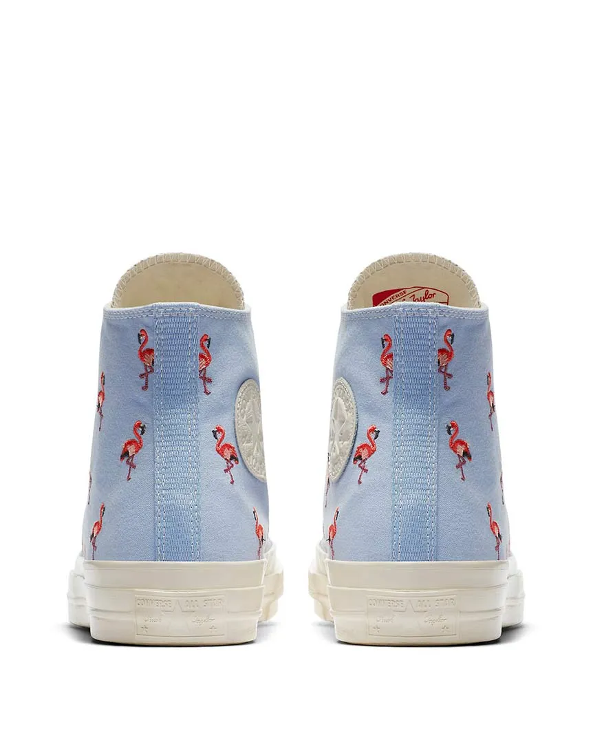 Chuck 70 Prep Embroidery High Top Blue Chill