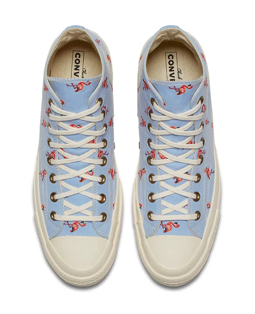 Chuck 70 Prep Embroidery High Top Blue Chill