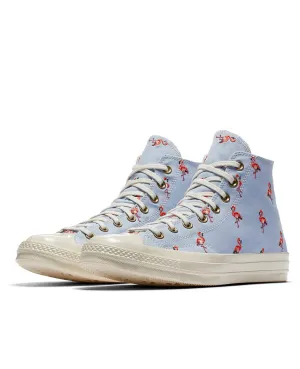 Chuck 70 Prep Embroidery High Top Blue Chill