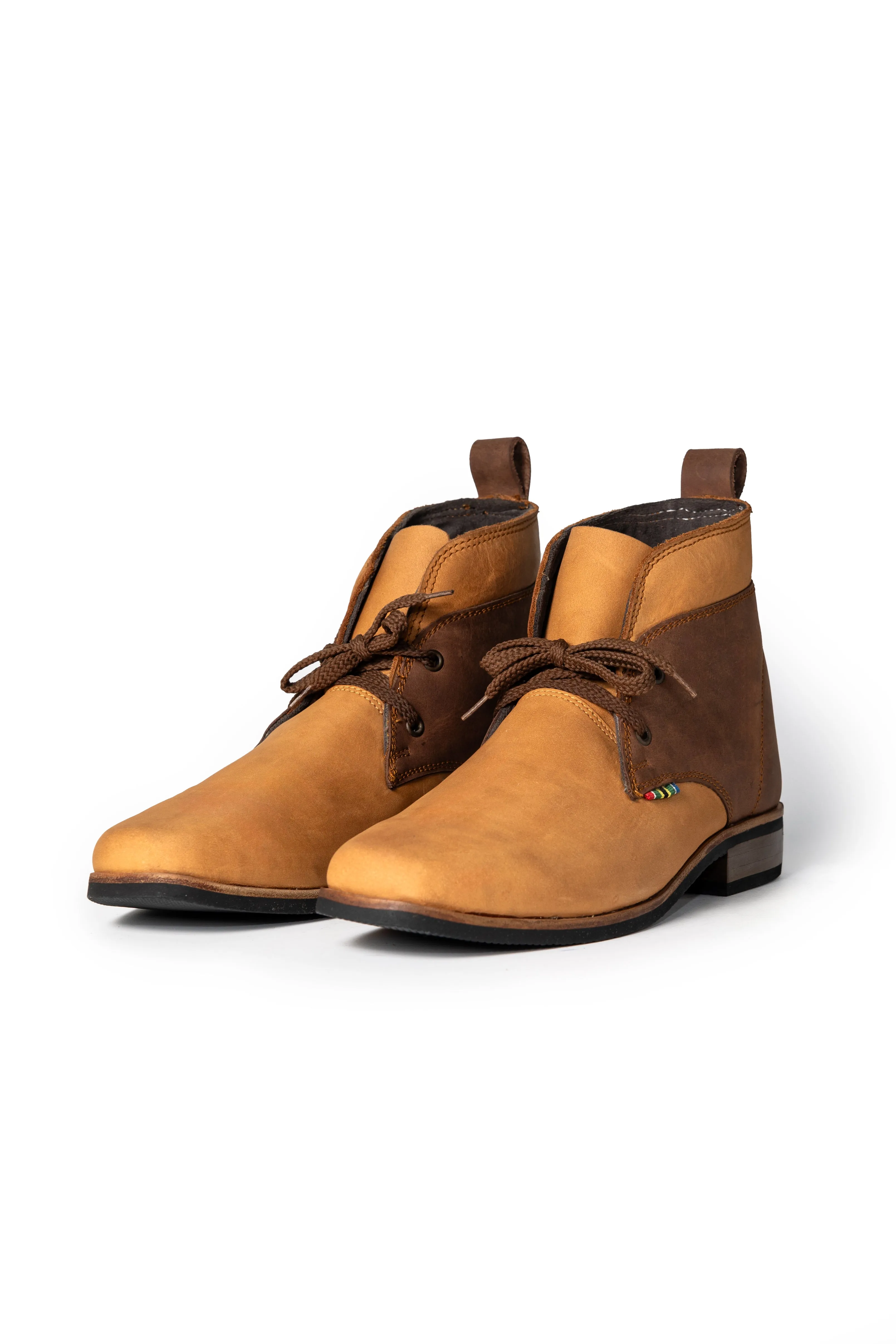 Chukka Two-Tone Leather Boot