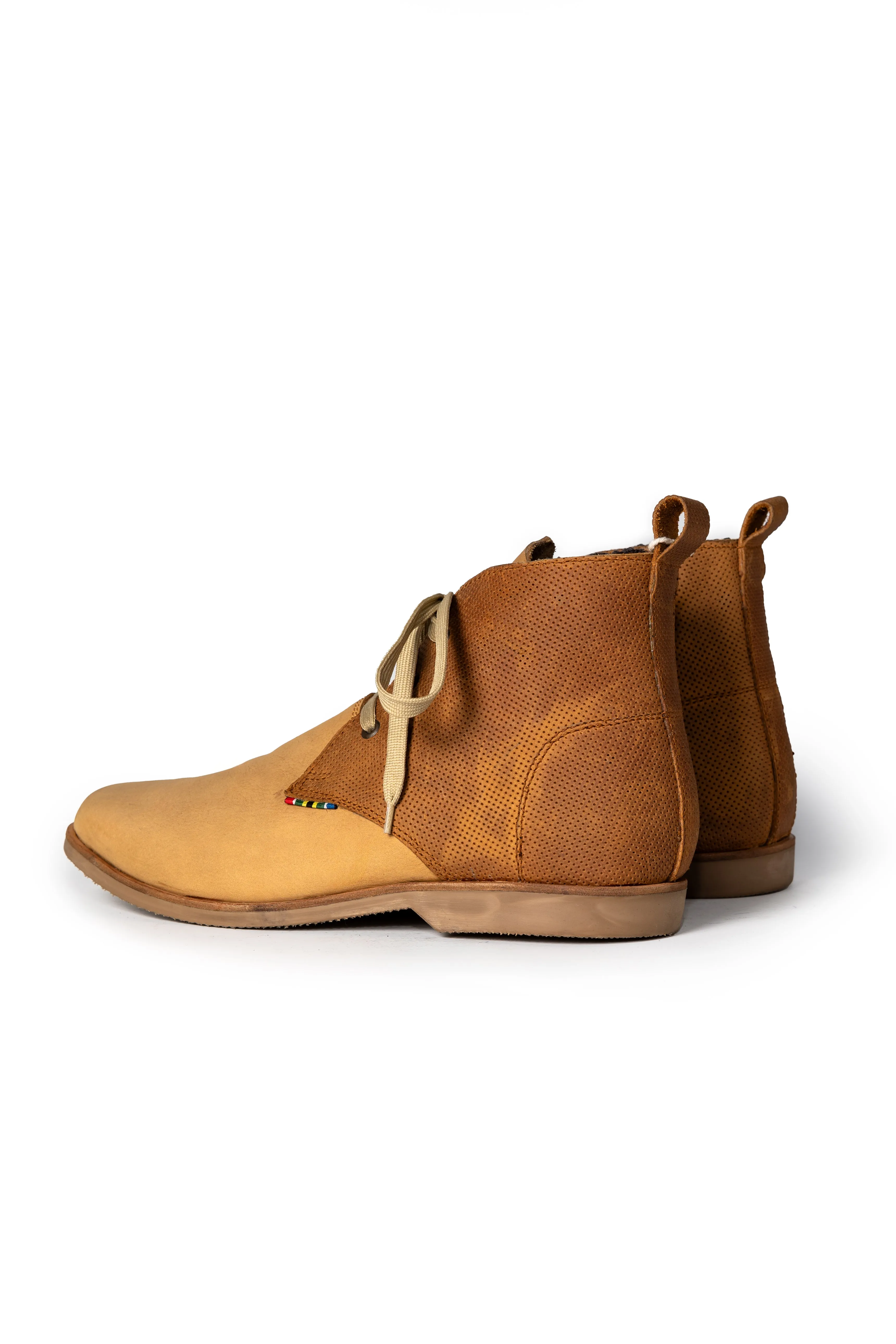 Chukka Two-Tone Leather Boot
