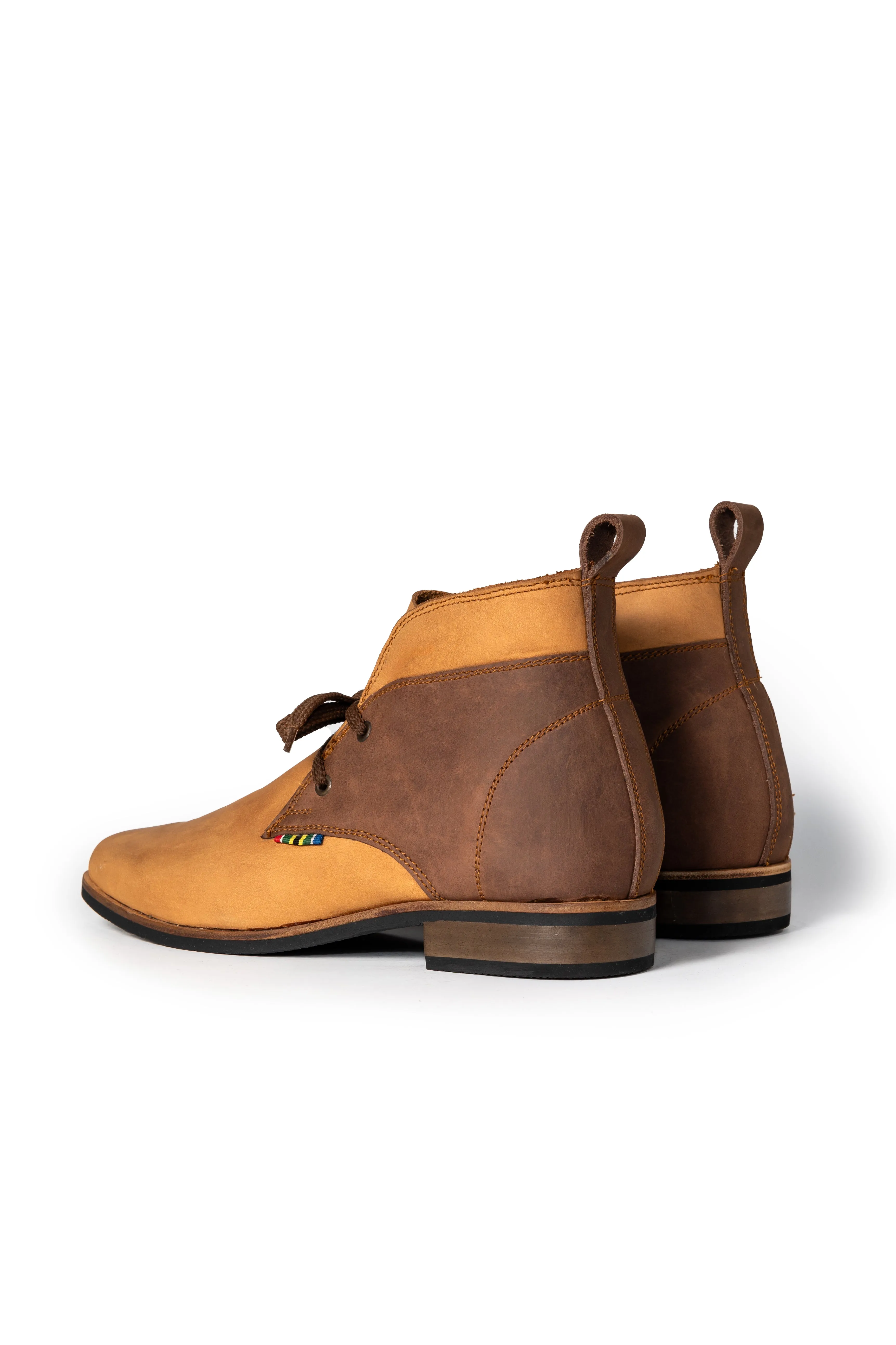 Chukka Two-Tone Leather Boot