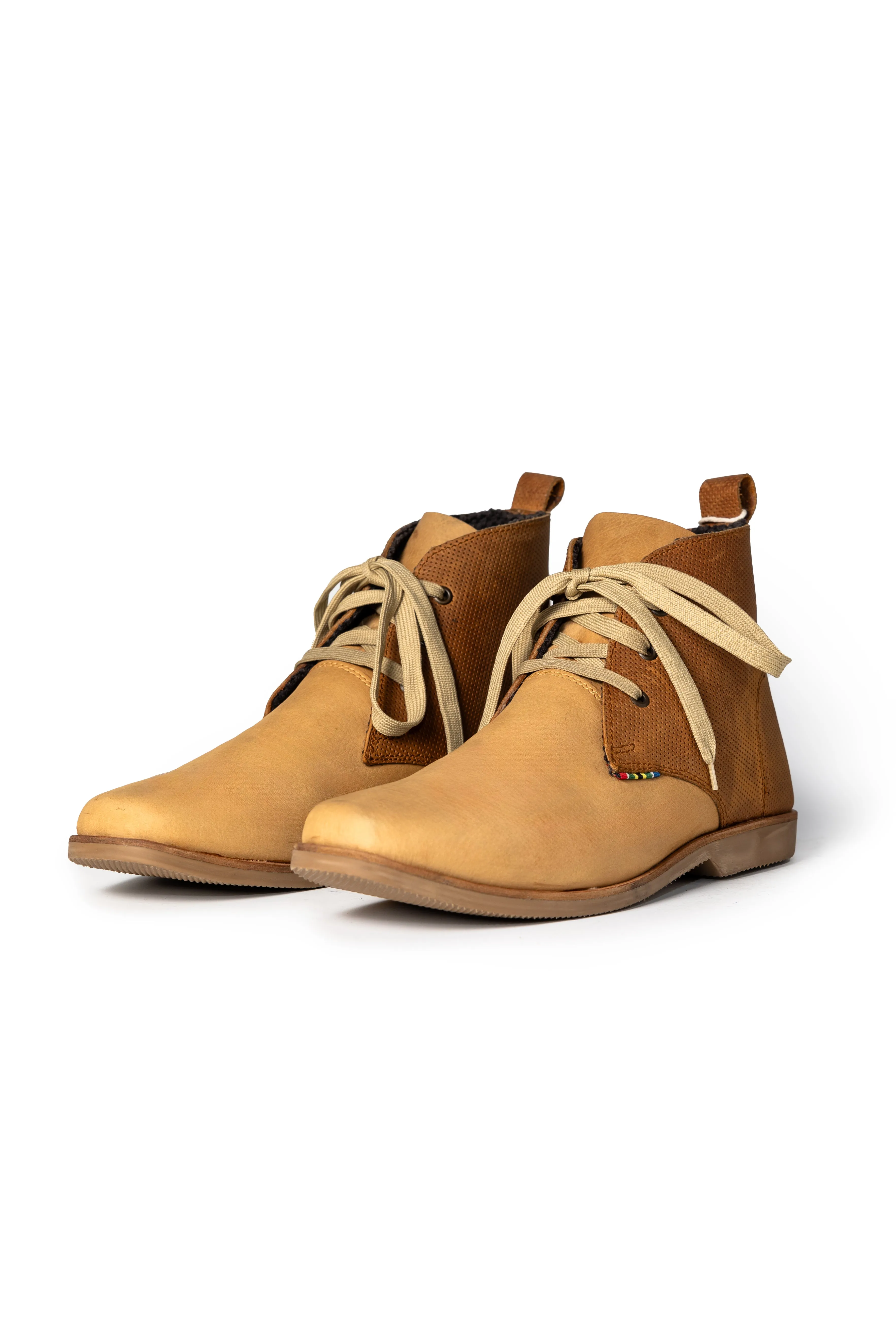 Chukka Two-Tone Leather Boot