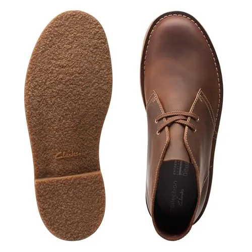 Clarks mens Bushacre 3 Chukka Boot, Beeswax, 10.5 US