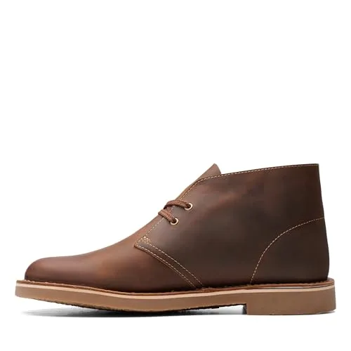 Clarks mens Bushacre 3 Chukka Boot, Beeswax, 10.5 US