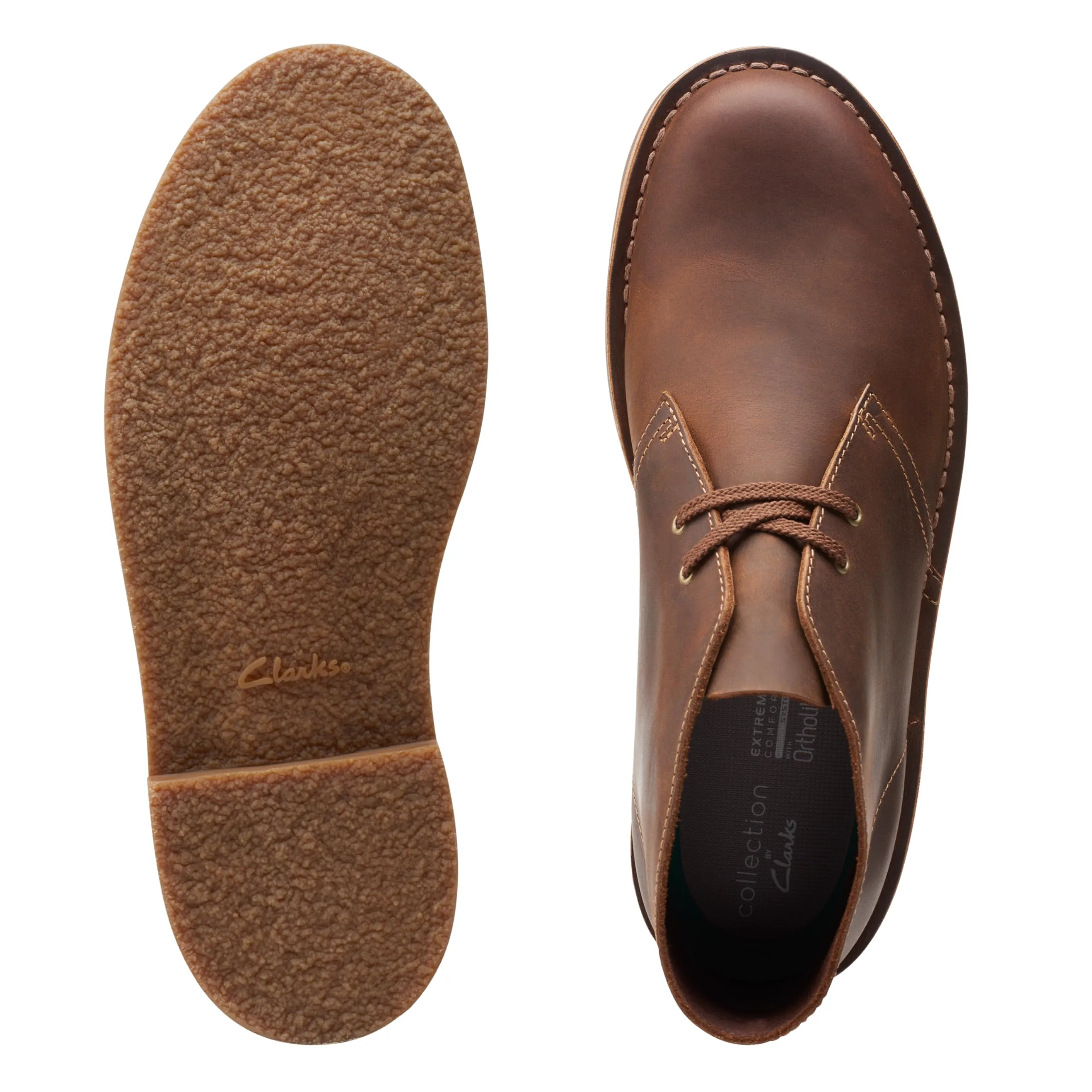 Clarks Men's Bushacre 3 Chukka Boot, Beeswax, 8