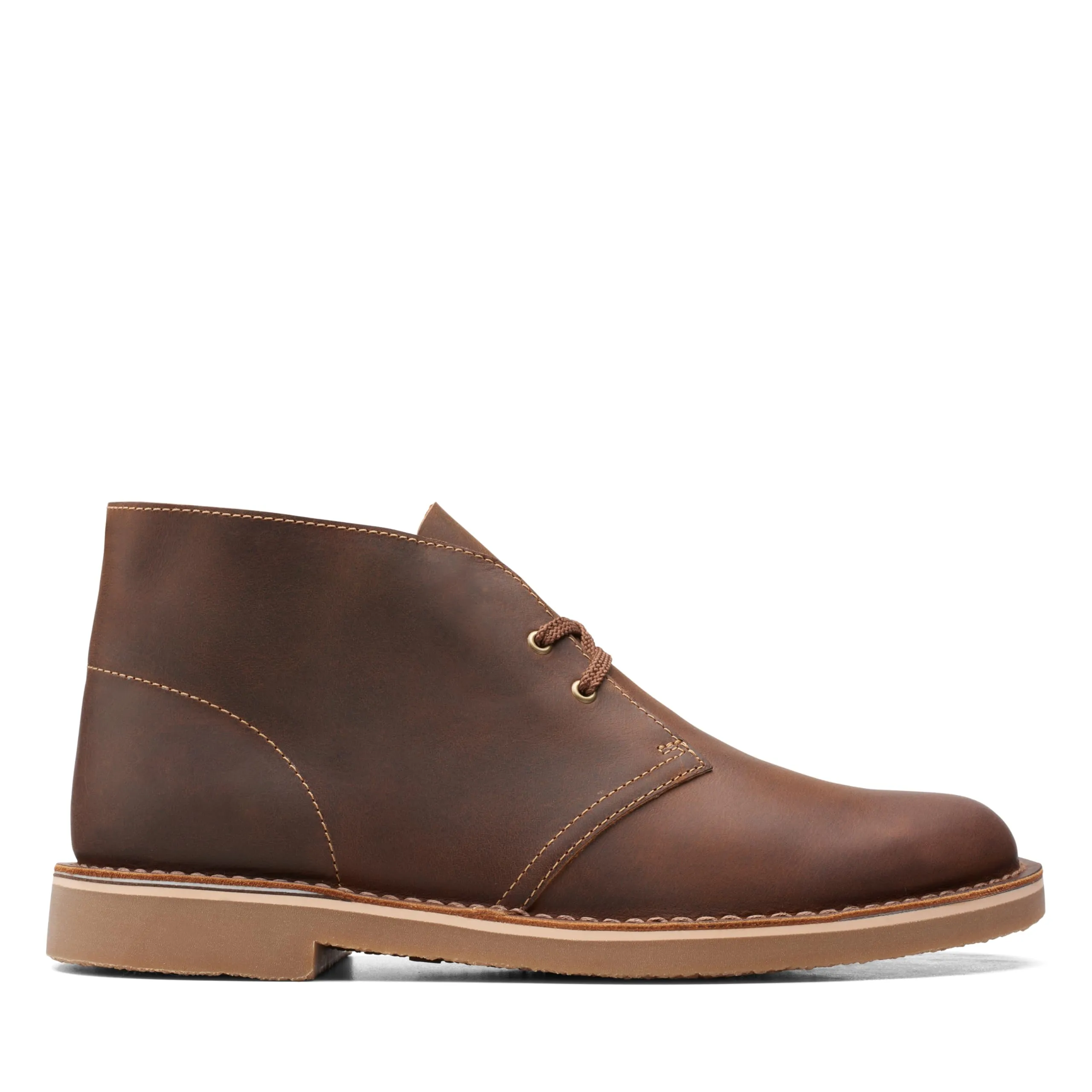 Clarks Men's Bushacre 3 Chukka Boot, Beeswax, 8
