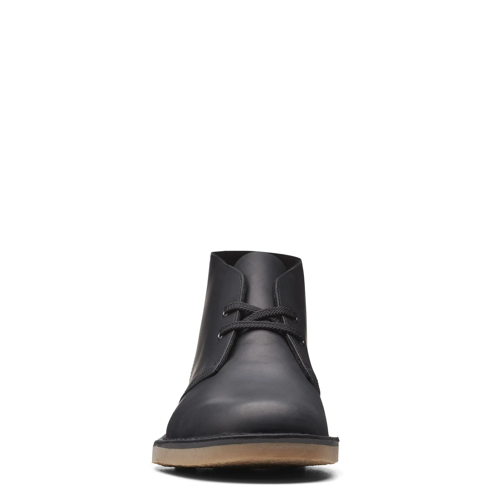 Clarks Men's Bushacre 3 Chukka Boot, Black Leather, 7
