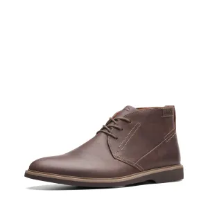 Clarks Men's Malwood Top Chukka Boot, Dark Brown Leather, 8.5