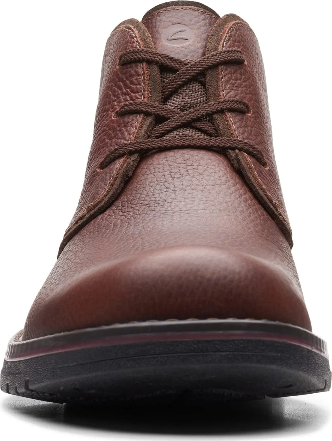 Clarks Men's Morris Peak Waterproof Chukka Boot, Brown Tumbled Leather, 11