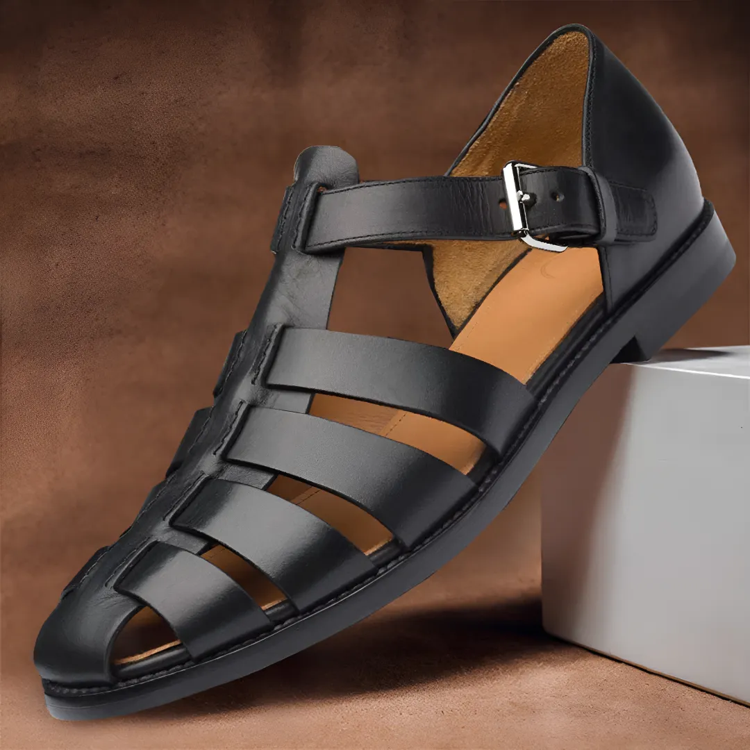Classic Leather Fisherman Sandals for Men