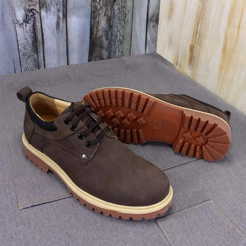Classic Men's Waterproof Nubuck Chukka Hiking Boots