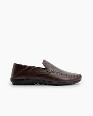 (Clean Up) Men's Premium Genuine Leather Slip On Driving Loafers