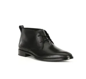 Cole Haan Men's Hawthorne Chukka Boot Black Black WR Leather C38729