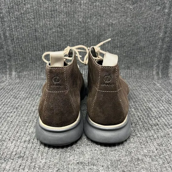 Cole Haan Zerogrand Chukka Boots Lace Up Dark Brown Suede Mens 11.5 M C28112
