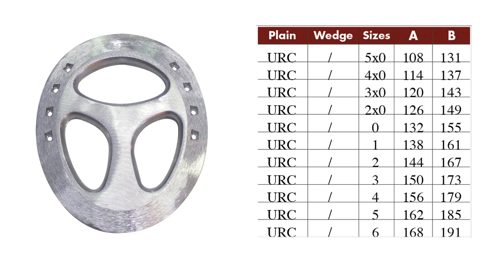 Colleoni URC Egg Bar Full Roller Aluminum Horseshoes - per Pair