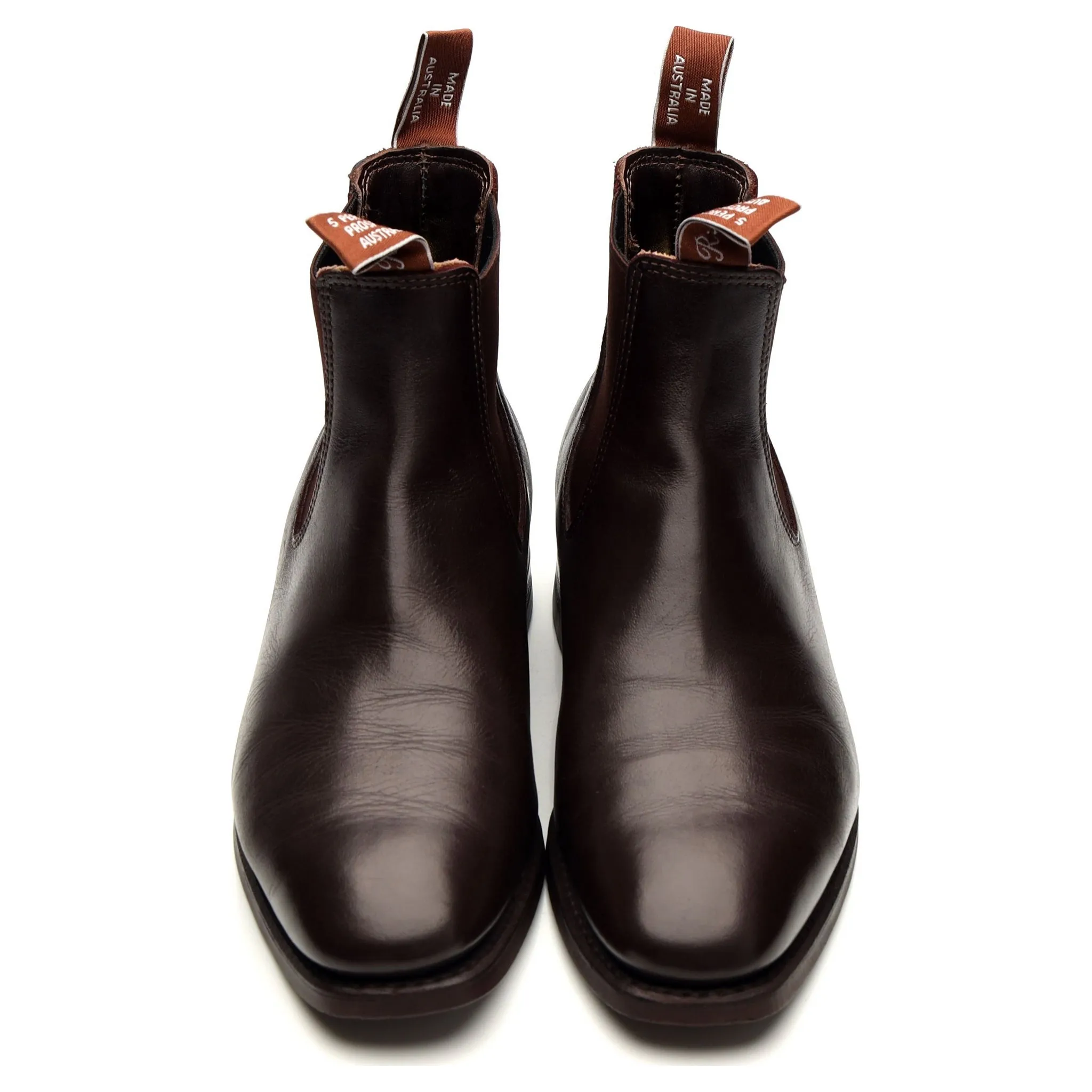 'Comfort Craftsman' Dark Brown Leather Chelsea Boots UK 7.5 G