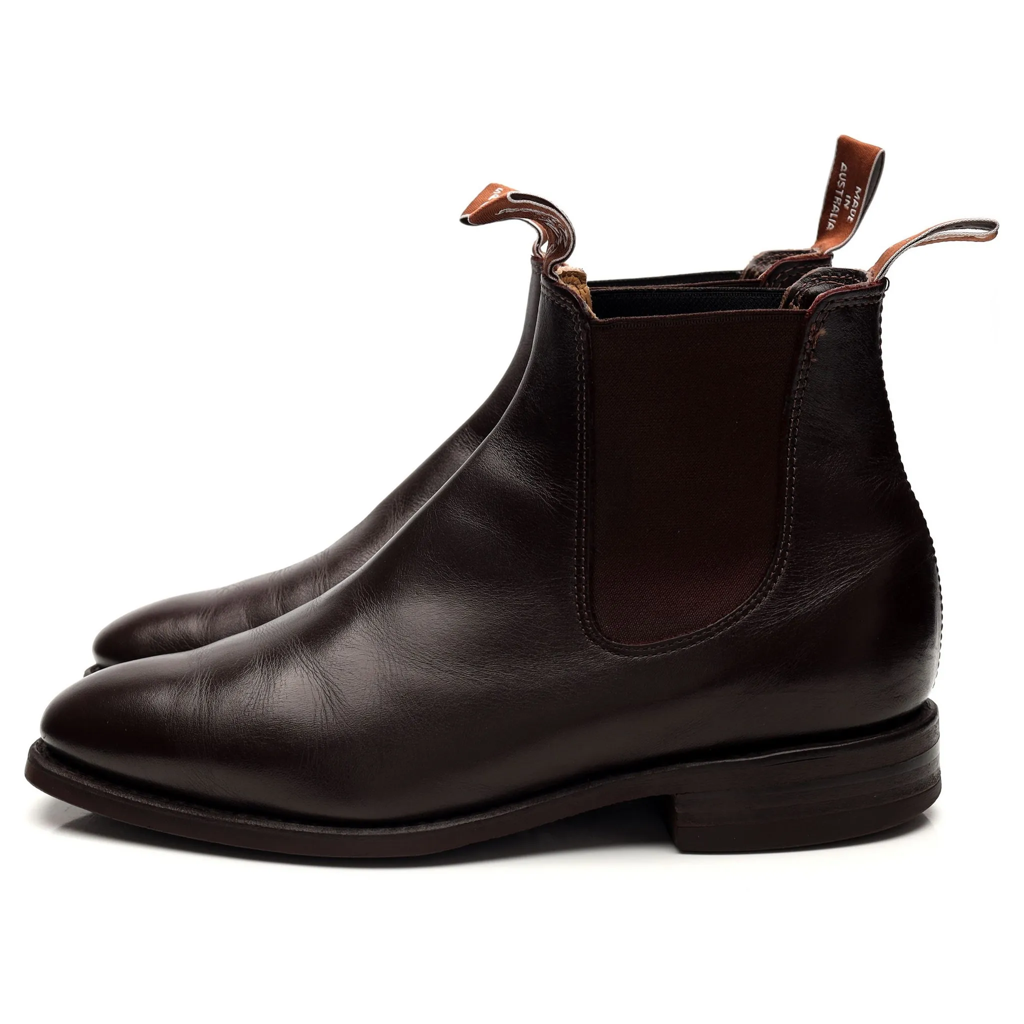'Comfort Craftsman' Dark Brown Leather Chelsea Boots UK 7.5 G
