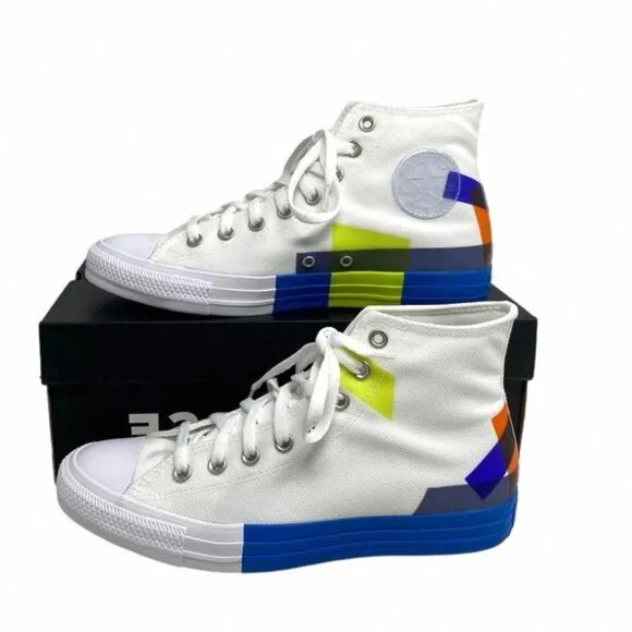 Converse Ctas High Top Shoe Skate For Men Canvas 173184F Sneakers Multi White