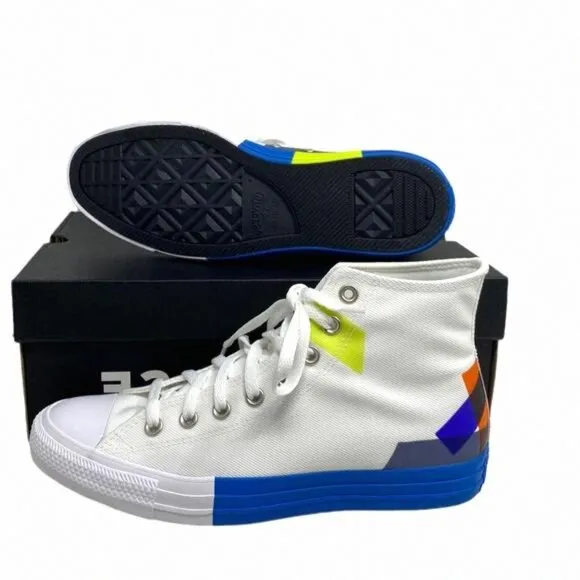 Converse Ctas High Top Shoe Skate For Men Canvas 173184F Sneakers Multi White