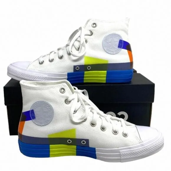 Converse Ctas High Top Shoe Skate For Men Canvas 173184F Sneakers Multi White