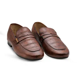 Crocodile Pattern Loafers
