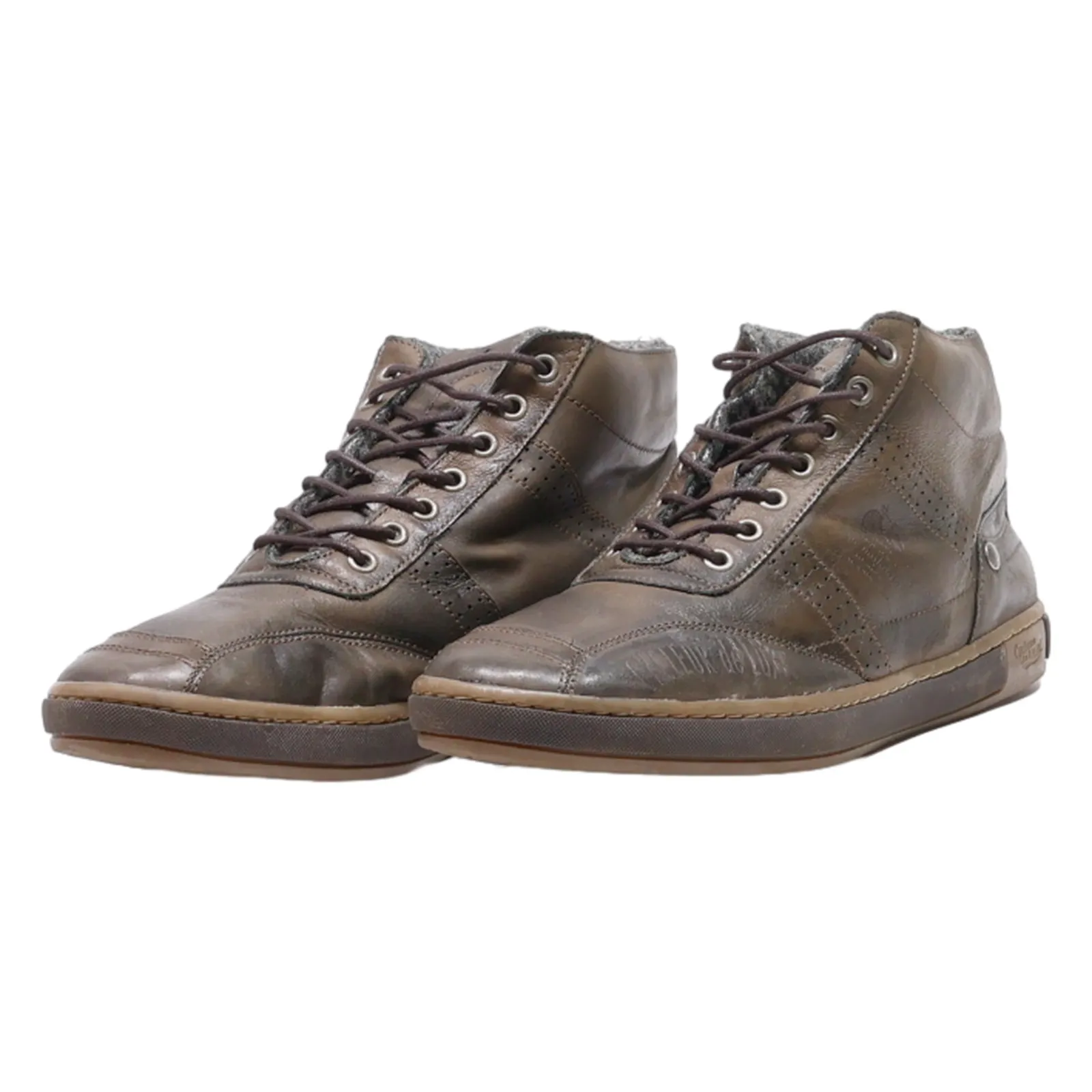 CYCLEUR DE LUXE Chukka Boots Brown Synthetic Mens UK 10