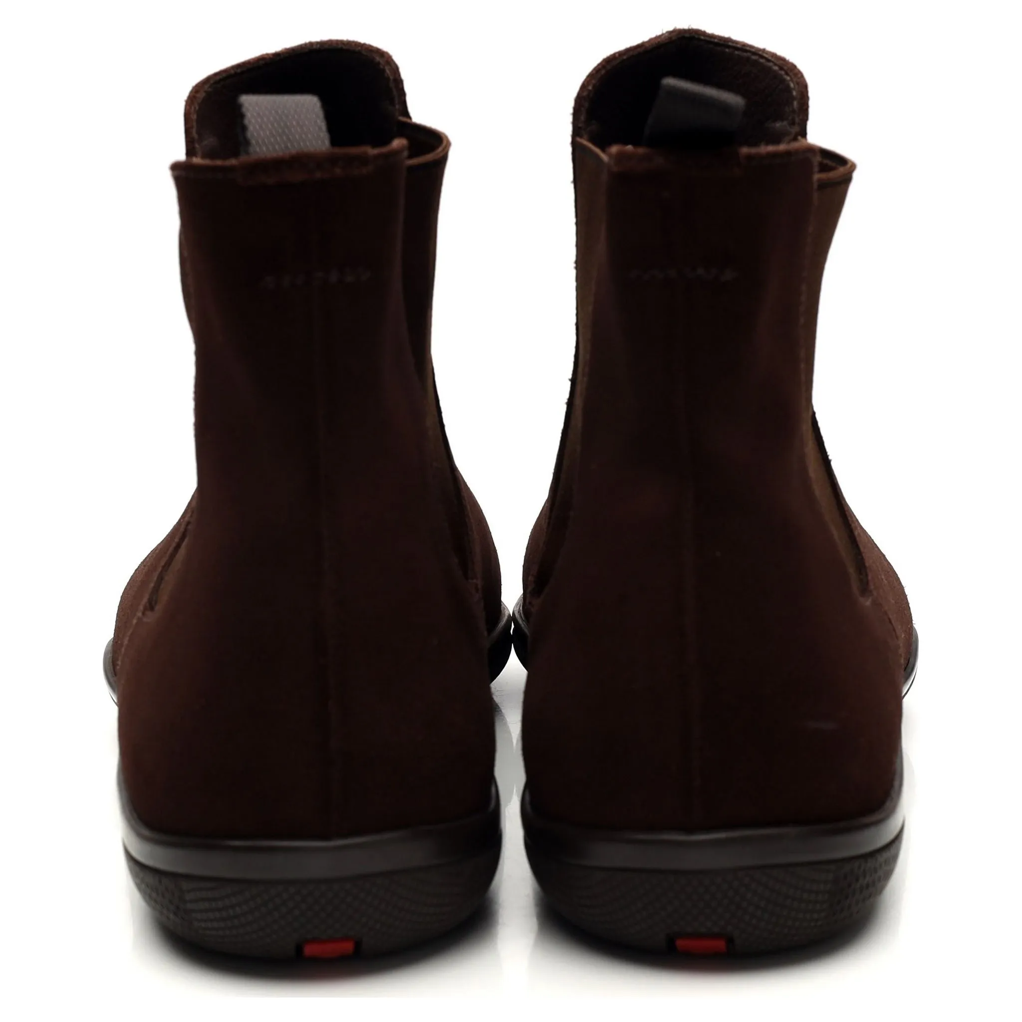 Dark Brown Suede Chelsea Boots UK 9