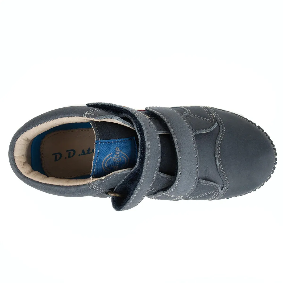 D.D. Step Big Kid Boy High-Top Shoes - Supportive Leather From Europe Kids Orthopedic