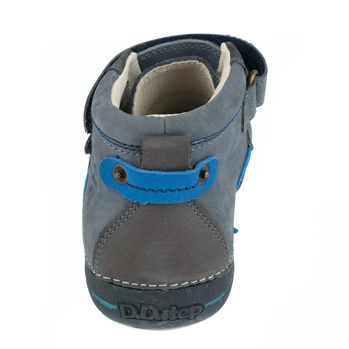 D.D. Step Big Kid Boy High-Top Shoes - Supportive Leather From Europe Kids Orthopedic