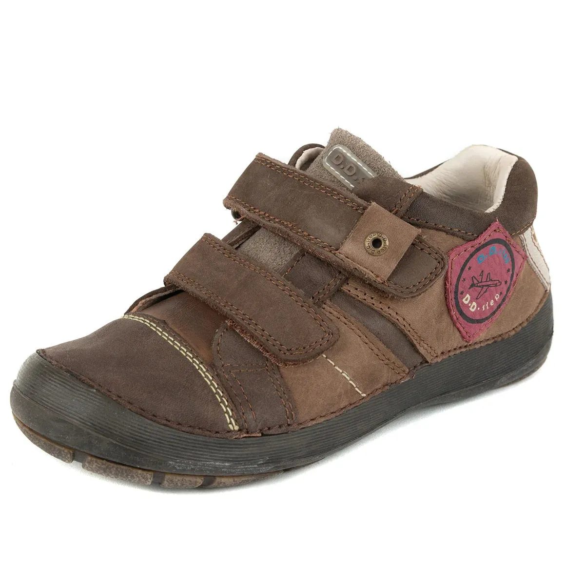 D.D. Step Big Kid Boy Shoes - Supportive Leather From Europe Kids Orthopedic